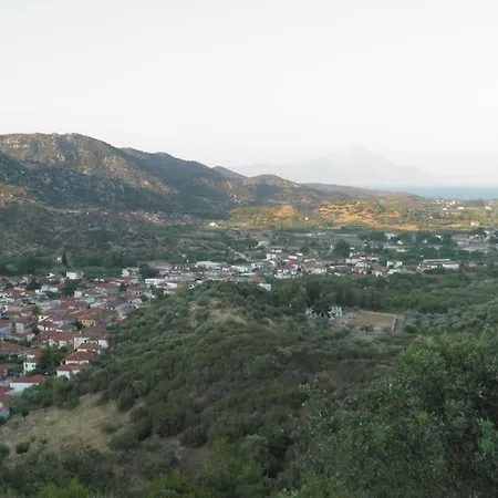 Summer House With The View Of Athos Szikiá