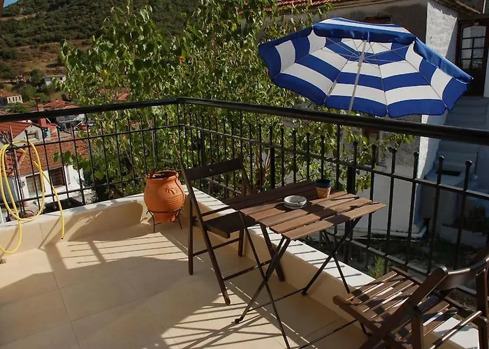 Summer House With The View Of Athos